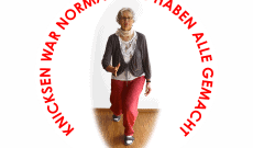 Wir mussten noch knicksen, 2024-2026, C-Prints auf Alu-DiBond, je 42 cm ø