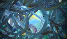 Mon Ami Bleu, Fortunat Frölich + Myriam Thyes, 2023-2024. 3D-Musik + Stereoskopische 3D-Animation, HD, 13:18.