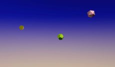 Mon Ami Bleu, Fortunat Frölich + Myriam Thyes, 2023-2024. 3D-Musik + Stereoskopische 3D-Animation, HD, 13:18.