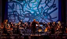 Mon Ami Bleu am Festival Tuns Contemporans, Theater Chur, 4. April 2025. Foto: © Beat Sieber, Kammerphilharmonie Graubünden