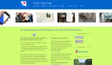 Myriam Thyes, Zurich Video Tags, 2012-2014, a participatory art project by and for Zurich residents. Screenshot of the closed down homepage.