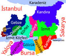 Kocaeli il Haritası