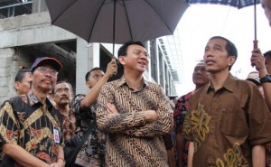Presiden Jokowi dan Gubernur DKI Basuki Tjahaja Purnama atau Ahok saat blusukan di sebuah tempat di Jakarta, beberapa waktu lalu