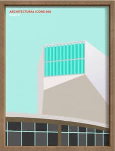 Architectural Icons 009 - Canvas on Board Coyote Oak Shelf