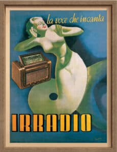 Irradio - Canvas on Board Coyote Oak Shelf