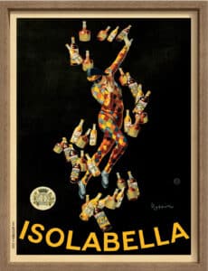 Isolabella 1910 - Canvas on Board Coyote Oak Shelf