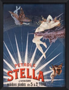 PA'trole Stella - Canvas on Board Black Shelf