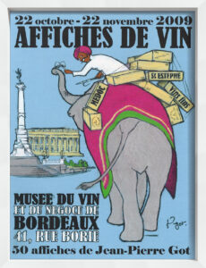 Retour des Indes - Canvas on Board White Shelf