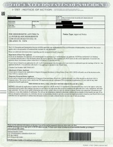 Published USCIS case notice from the firm archive