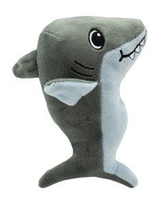 JUGUETE PELUCHE TIBURON CON SONIDO 18 CM.