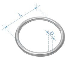AIGUILLES CREUSES LE JEU 4 ET - 5.5MM -CORDAGE 3 A 6MM