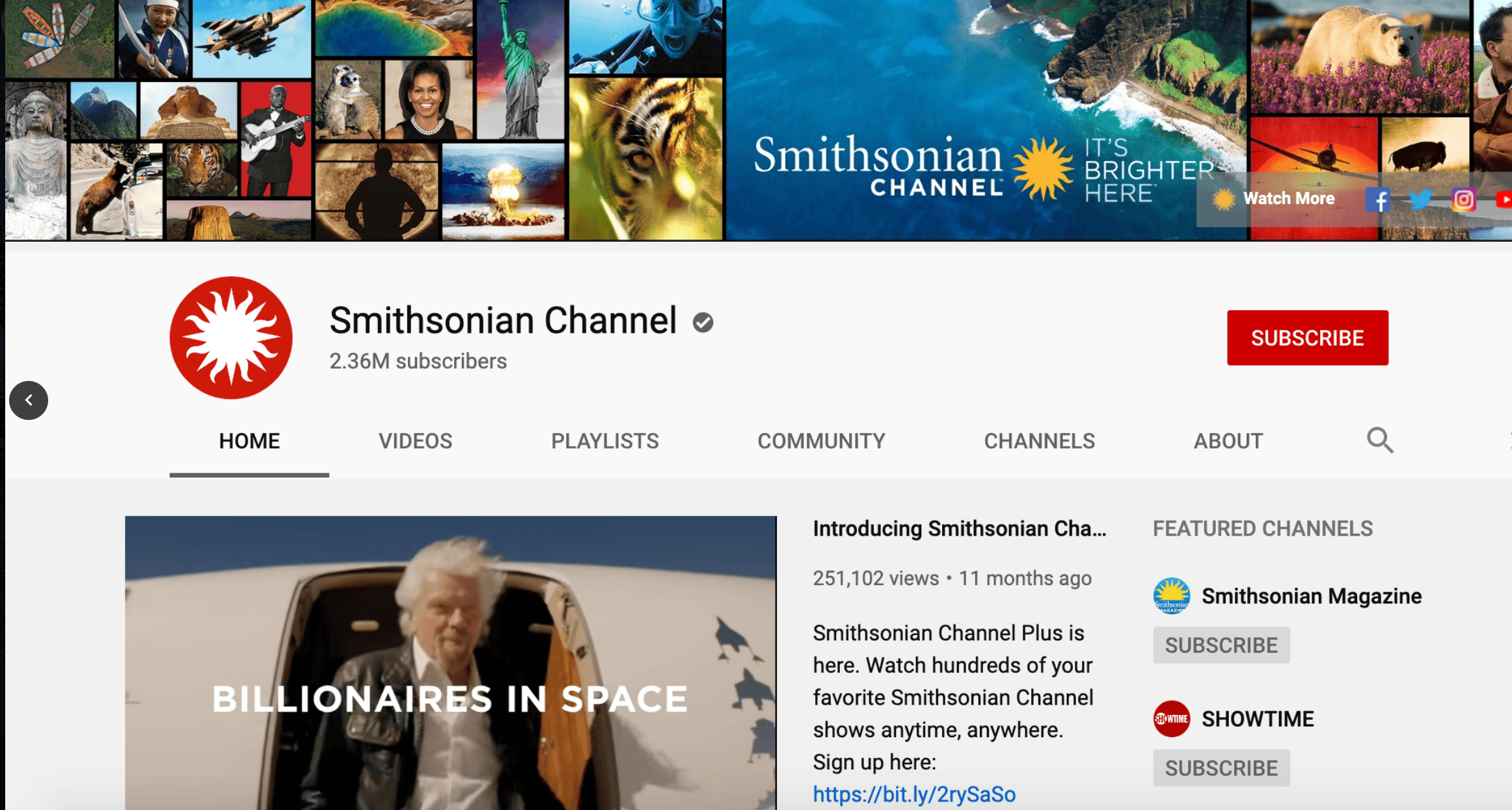 YouTube banner ideas and examples 