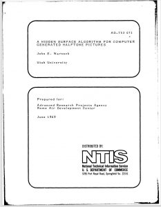 Titelseite von Warnocks Doktorarbeit (Screenshot)