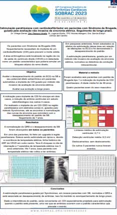 Estimulação parahissiana com cardiodesfibrilador em pacientes com Síndrome de Brugada Estimulação parahissiana com cardiodesfibrilador em pacientes com Síndrome de Brugada