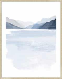 Glacial Lake II - 5cm White Border