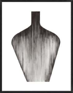 Gradient Curves 2 - 5cm White Border Box Black