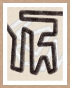 Mod Abstract I - 5cm White Border