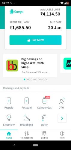 Simpl - simplifying personal finance