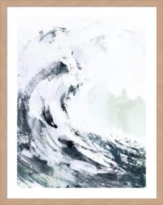 Blue Crest Wave II - 5cm White Border