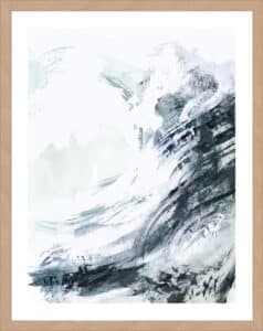 Blue Crest Wave I - 5cm White Border