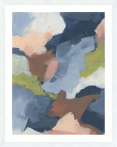Soft Indigo Atmosphere II - 5cm White Border