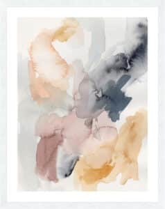 Watercolor Pastiche II - 5cm White Border
