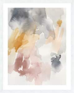 Watercolor Pastiche I - 5cm White Border