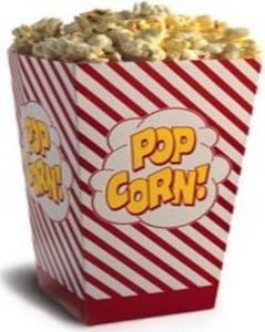 Düz patlak mısır kabı