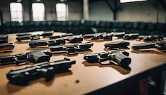 střelecká příprava pistole