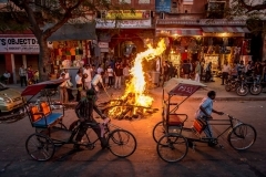 Feuer am Vorabend