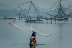 Fishermen in Kochi Fishermen in Kochi