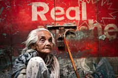 Real - Beggar in Varanasi Real - Beggar in Varanasi