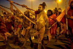 Sadhus after theri holy dip - Kumbh Mela Sadhus after theri holy dip - Kumbh Mela