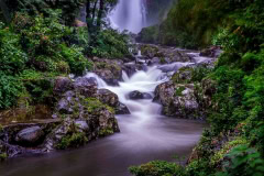 Wasserlauf in Bali, Indonesien