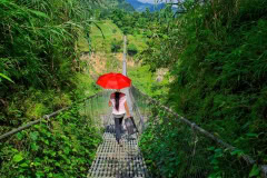 Suspension Bridge in Pokhara