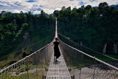 Suspension Bridge in Pokhara
