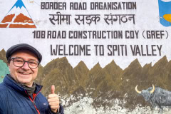 Ankunft im Spiti Valley, Himachal Pradesh