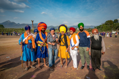 Neue Freunde beim Holla Mohalla Fest In Anandpur Sahib