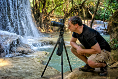 Die Kuang Si Wasserfälle in Laos