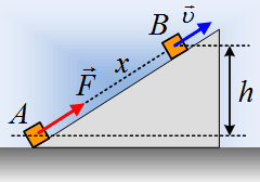Μια μεταβλητή δύναμη ανεβάζει το σώμα.