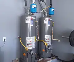 Tank water heater installation by Will’s Plumbing in San Antonio, TX