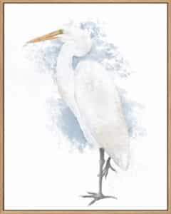 Coastal Heron I - Canvas Gallery Natural