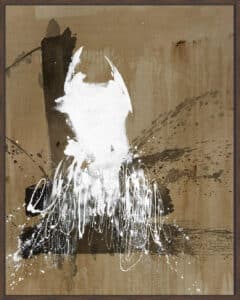 White Dress 2 - Canvas Gallery Walnut