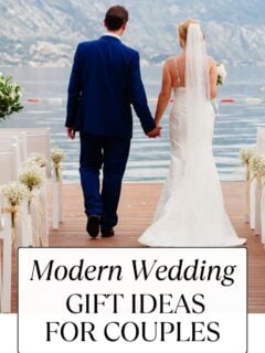 If you have a wedding on your calendar - make sure you check out these Modern Wedding Gift Ideas for Couples!