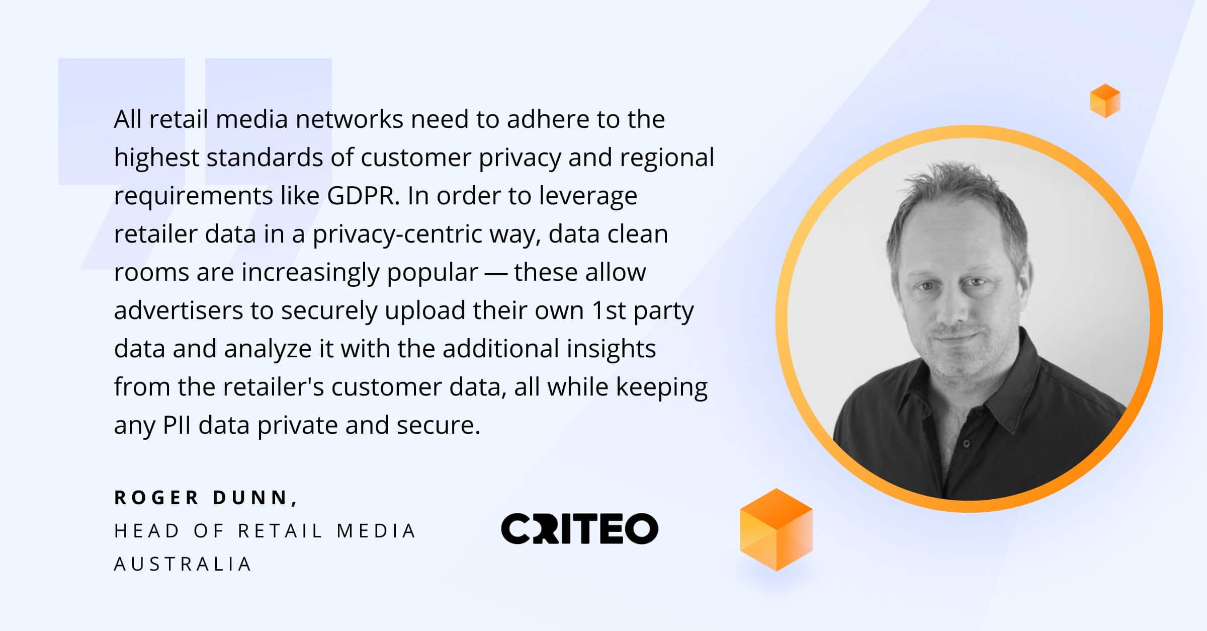 Quote by Roger Dunn - Xenoss blog - Retail Media Advertising