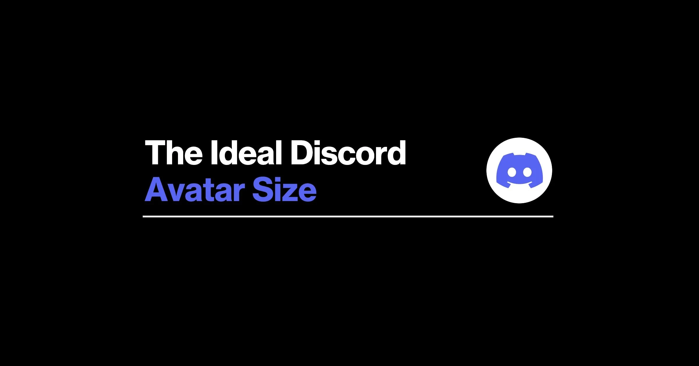 Discord avatar size blog image