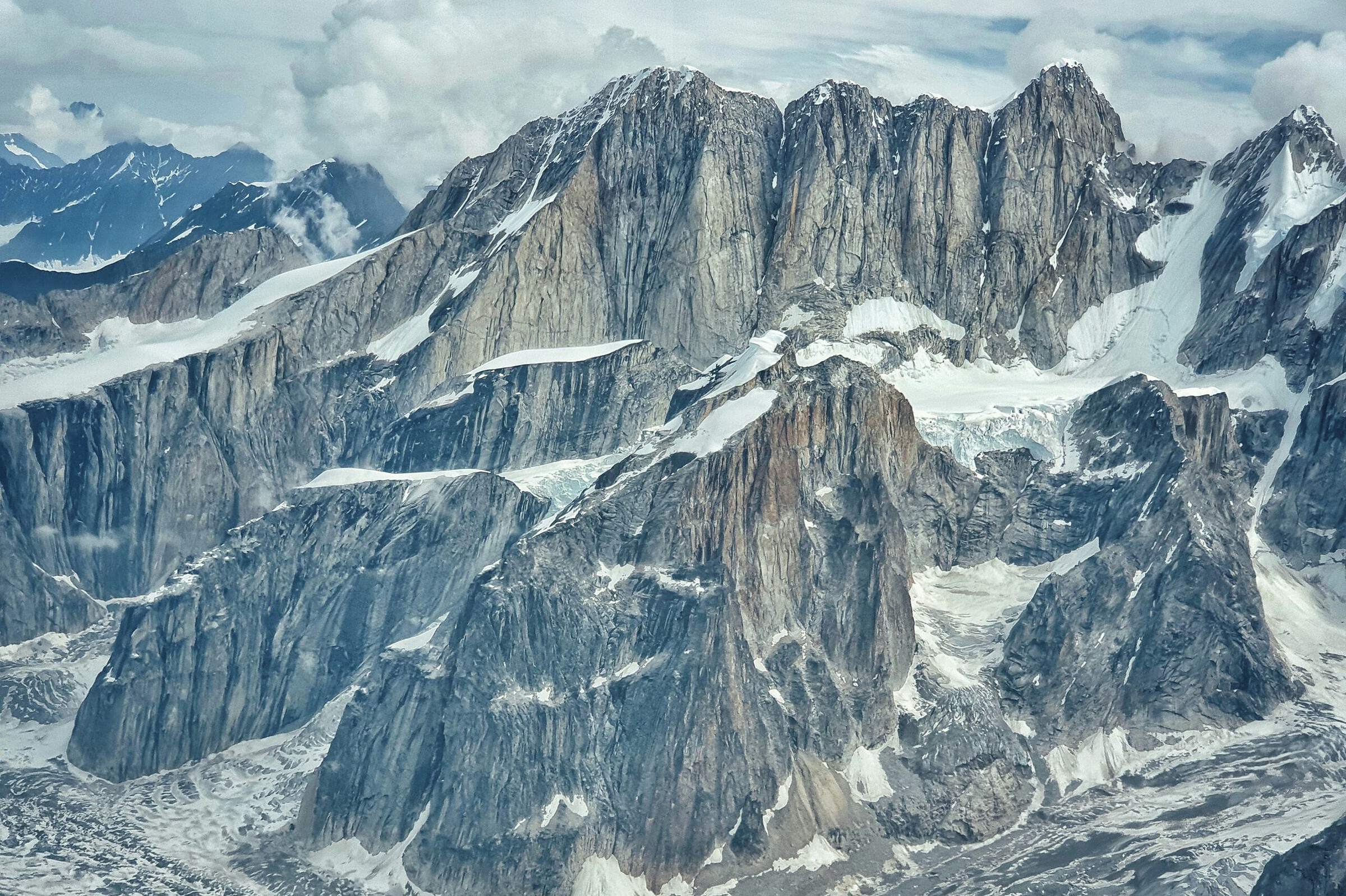 High mountain terrain in the Karakoram