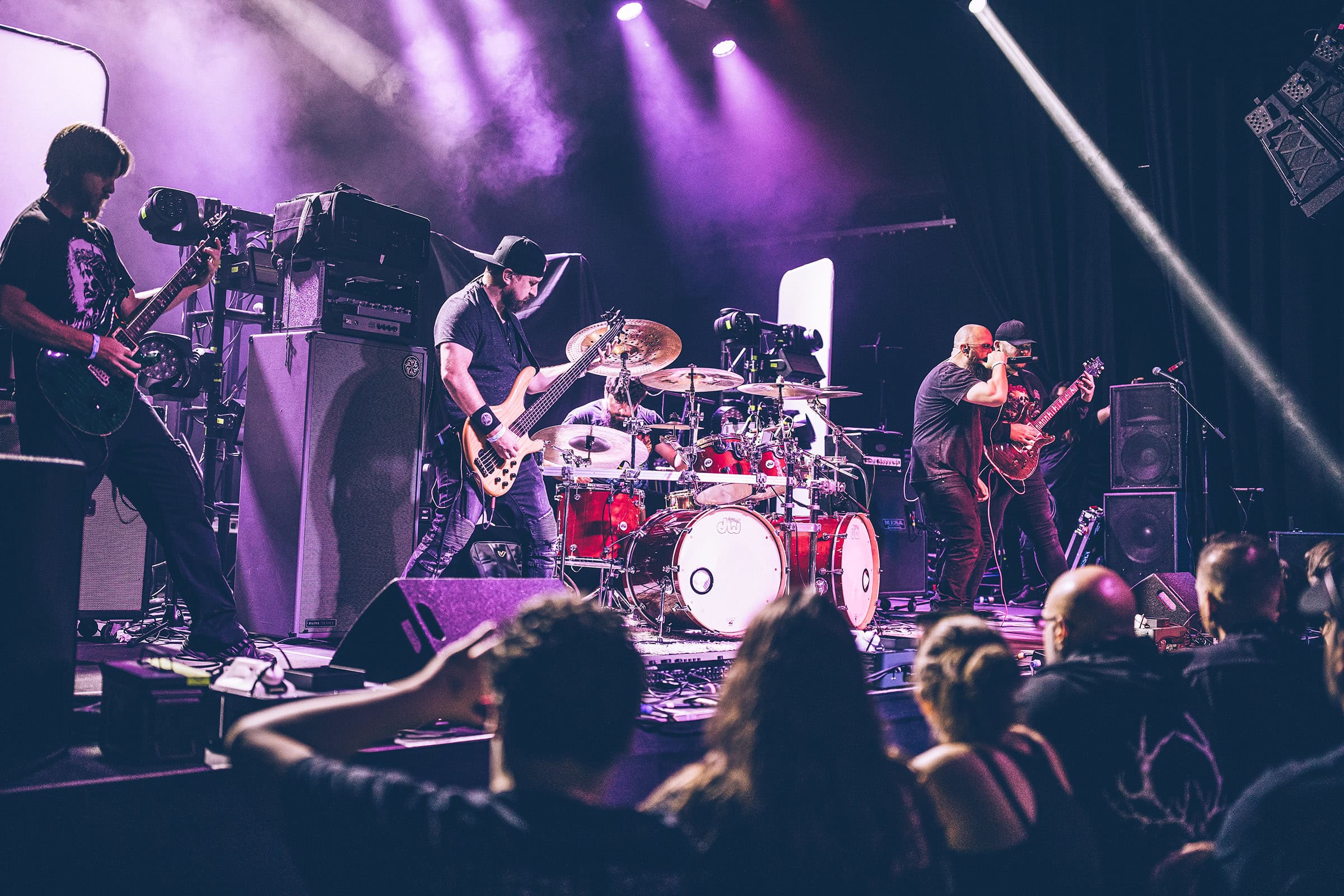 The Funeral Procession (TFP) performs at the Studio at the Factory in Dallas, Texas, August 2024