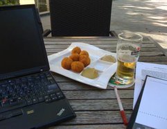 My Sunday virtual office in Nijkerk before a busy week