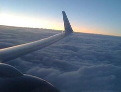 Evening clouds enroute from DEN to MSP